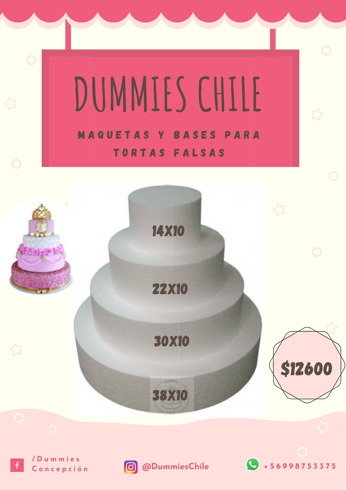 Torta Falsa 4 Pisos · Premium